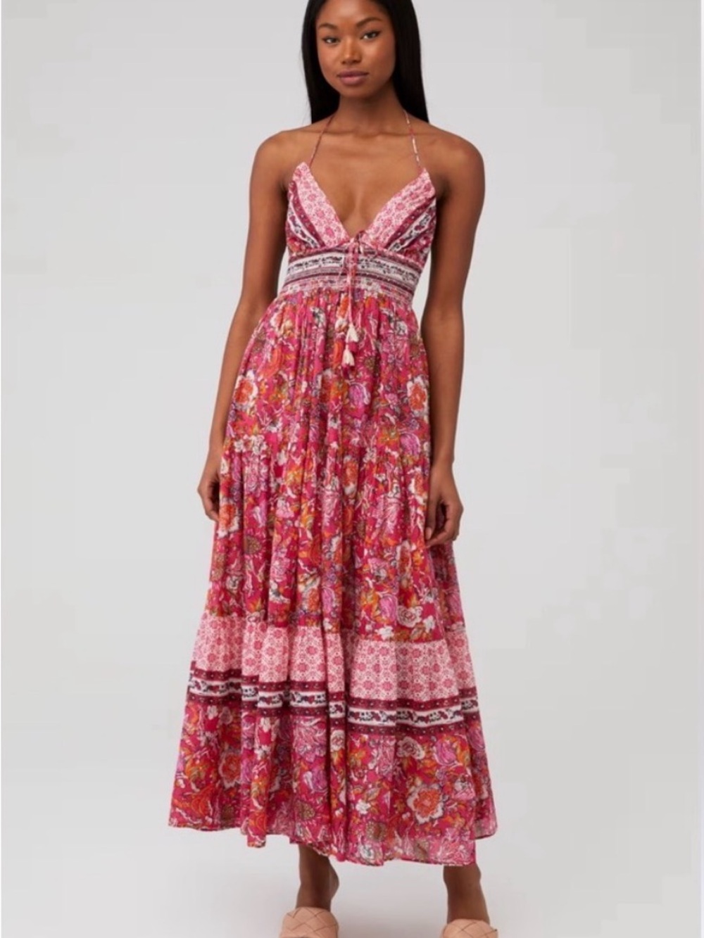 Free People One Love Pink Small Maxi Dress